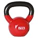 GoFit 15-Pound Red Kettlebell with Vinyl Coating, Training DVD and Exercise Booklet