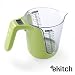 eKitch Large Digital Measuring Jug v2 with built in kitchen scale FEATURES detachable jug