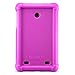Poetic TurtleSkin Series Case for LG G Pad 7.0, Heavy Duty Shockproof Kids Friendly Silicone Bumper Protective Case Cover, Black