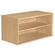 itso 1x2 Cube with Shelf - Maple