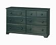 South Shore Summer Breeze Antique Blue Double Dresser