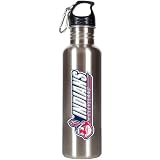 Cleveland Indians MLB 26oz Stainless Steel Water Bottle