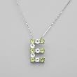 Necklace With 3.35ctw Precious Stones - Genuine Peridots and Topazes Made in 925 Sterling silver. Total item weight 5.5g Length 16in