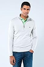 Long Sleeve Supima Cotton 1/2 Zip Sweater