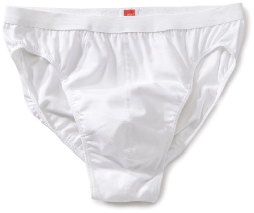Huber Herren Slip 2 er Pack 2162/ Cotton Plus Brasil Slip 2 Pack, Gr. 4 (M), Wei&szlig; (WEISS 0 Preisvergleich