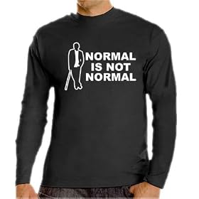 Dr. House - Normal is not normal T-shirt � manches longues S-XXXL div. Couleurs