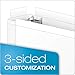 Cardinal 11-Inch x 17-Inch ClearVue Slant-D Ring Binder, 1-Inch, White (22112CB)