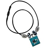 NHL San Jose Sharks Life Tiles Necklace with Beads
