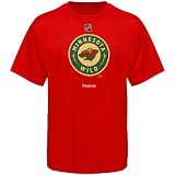 NHL Toddler Minnesota Wild Primary Logo S/S Tee - R4P3Rmkwl (Red, 2T)