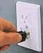 Safe Plate for Electric Outlet - Bulk 25 Pack - White with Single Screw