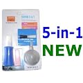 Digital SLR Camera Cleaning Kit - Blower Brush, Fluid, Microfiber Cloth, Cotton Swabs & Tissues