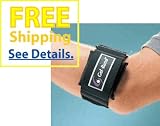 Professional Grade Tennis Elbow Gel Band, Arm Band Strap - Black