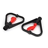 uxcell 芝生スプリンクラーヘッド　プラスチック　回転　ブラック　レッド　2個入り　ガーデン用