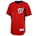 MLB Washington Nationals Short Sleeve Authentic Button Front Cool Base Batting Practice Jersey Boys'