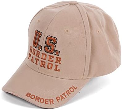 Military US Border Patrol Khaki Adjustable Cap