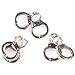 30x Charms Small Handcuffs Antique Silvery Alloy Handmade Findings Fit Making Crafts