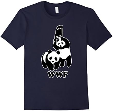 Men's TNA Impact Wrestling-wwf-Panda T-Shirt 2XL Navy