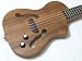 Eleuke Tenor Cutaway Jazz Mahogany Electric Ukulele with MP3, Solid Body Eleuke Tenor Cutaway Jazz Mahogany Electric Ukulele with MP3, Solid Body