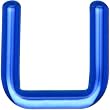 Septum Retainer 12 Gauge Blue Borosilicate Glass