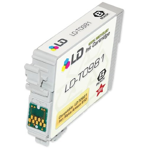 LD © Epson T098120 (T0981) High Yield Black Remanufactured Ink Cartridge for the Artisan 700, 800