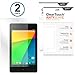 Nexus 7 (2nd Gen/2013) Screen Protector, BoxWave [ClearTouch Anti-Glare (2-Pack)] Anti-Fingerprint Matte Film Skin for Google Nexus 7 (2nd Gen/2013)