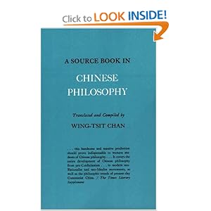 A Source Book in Chinese Philosophy