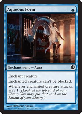 Magic The Gathering - Aqueous Form (39/249) - Theros