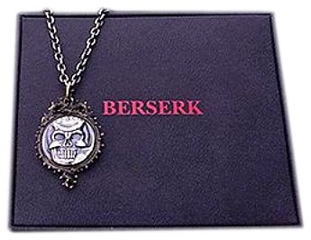 Berserk Skull Knight Silver Pendant-image