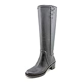 Enzo Angiolini Women's Gregie Riding Boot,Black,9 M US