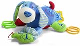 Gund Baby Snoodle Puppy in patch work teaching toy