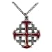 Jerusalem Cross Pendants,27 Stainless Steel Necklaces