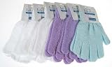 Paris Present Nylon Exfoliating Bath Gloves, Assorted Colors Sold in packs of 6   On sale
