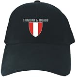 CAPS BLACK EMBROIDERY  SHIELD TRINIDAD & TOBAGO 