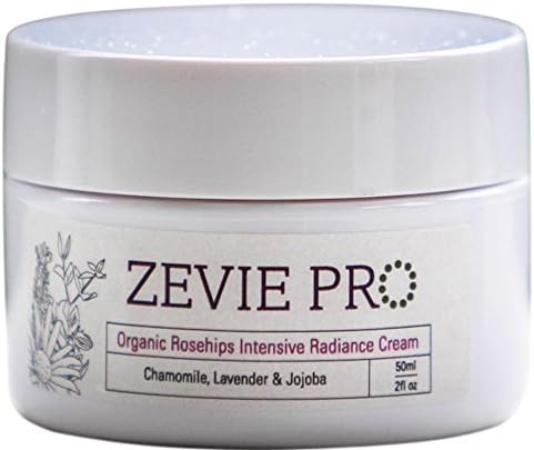 Best NEW Certified Organic Rosehips Intensive Radiance Cream - 2 oz Natural Face Moisturizer &amp; Anti-Wrinkle Cream - Chamomile, Lavender, Jojoba &amp; Japanese Green Tea - Dry, Oily &amp; Combination Skin Care