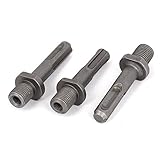 uxcell ドリルチャックアダプター　六角　ナットSDS　プラスシャンク　65mmロング　12.5mm　3個