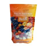 Chocolate Covered Fruit Medley Dragées - 24oz Pouch - by Dilettante (2 Pack)