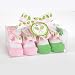 Mud Pie Country Club Baby Decorated Cotton Socks, Tennis, 0 - 12 Months Set, of 2