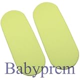 Pack of 2 Fitted Cotton Moses Basket Sheets - 2 Lemon