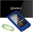 Microsoft Zune HD 16GB & Microsoft Zune HD 32GB Premium **BLUE** Silicon Skin Case Cover + Live*Laugh*Love Silicone Wrist Band!!!