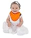 Mum 2 Mum Bandana Wonder Bib, 3 pack - Lime, Chocolate, Orange