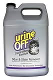 Urine Off Odor and Stain Remover for Cats, 1 Gallon
