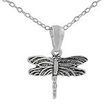 Sterling Silver Mini Dragon Fly Pendant
