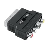 Hama Adapter S-VHS/3x Cinch auf Scart (IN / OUT)