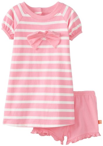 Magnificent Baby Baby Girls' Stripe Dress with Bow
