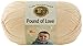 Lion Brand Yarn 550-123 Pound of Love Yarn, 1,020 yd/932 m, Beige