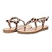 DREAM PAIRS Girl's ANINA/DOHA Elegant Gladiator Flowers T-Strap Thong Flat Summer Sandals