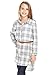 Chelsea Apparel- Girls Plaid Long Sleeve Button Down Shirt Dress MD1872