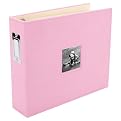Corduroy 3-Ring Album 8"X8"-Pink