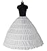 Dressystar® 1 Tier Floor Length Wedding Dress Petticoat Gown Slip Underskirt