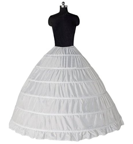 Dressystar® 1 tier floor length wedding dress petticoat gown sli…